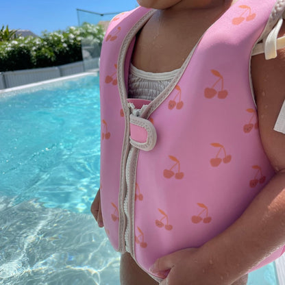 Sunnylife - Kids Swim Vest - Cherry Cotton Candy