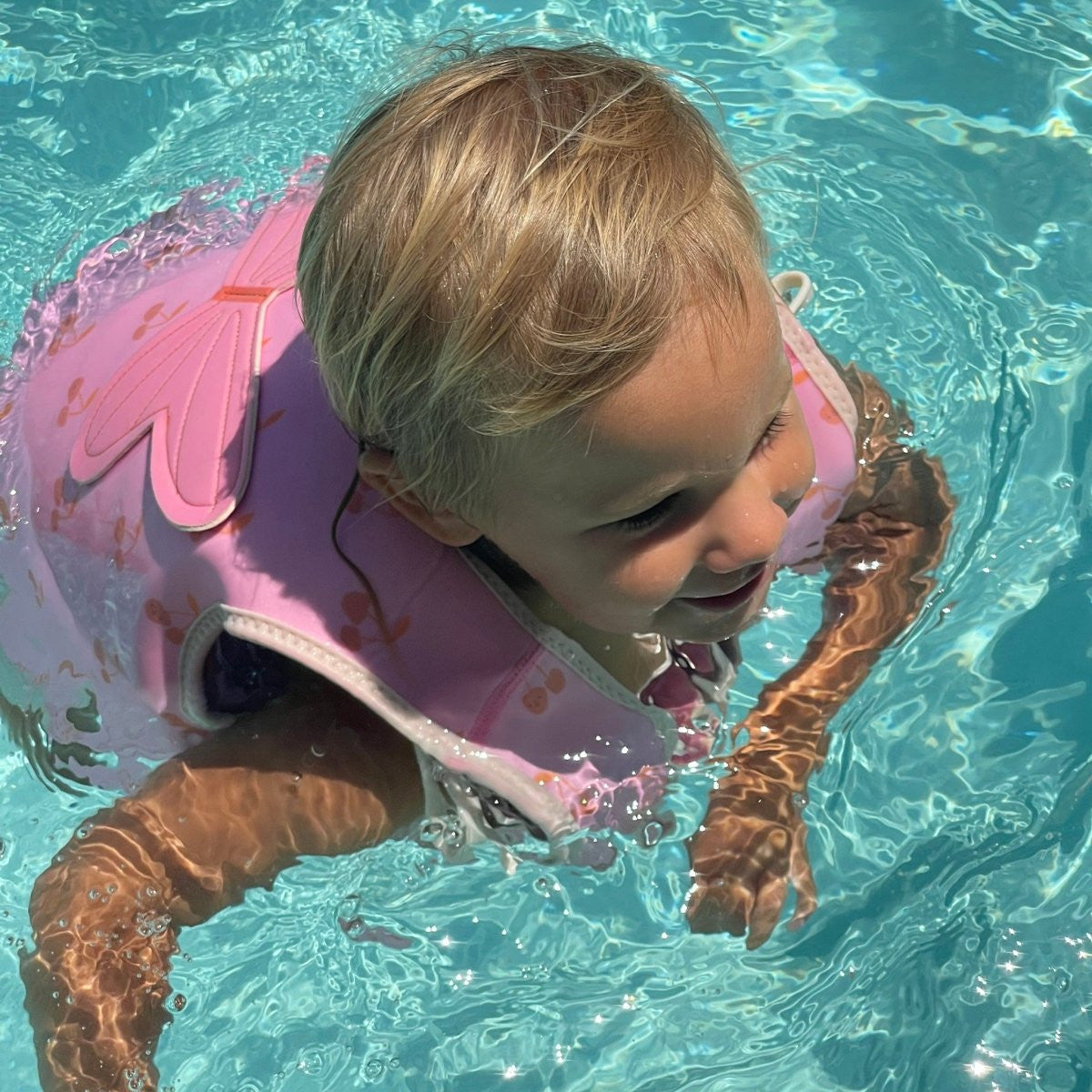 Sunnylife - Kids Swim Vest - Cherry Cotton Candy