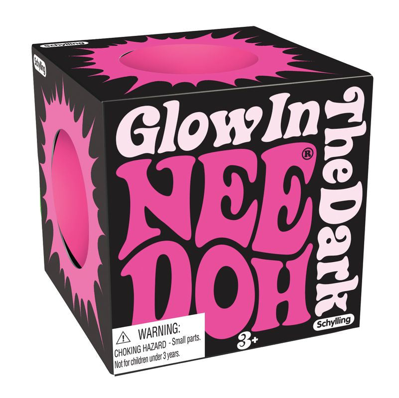 NeeDoh - Glow In The Dark - Pink