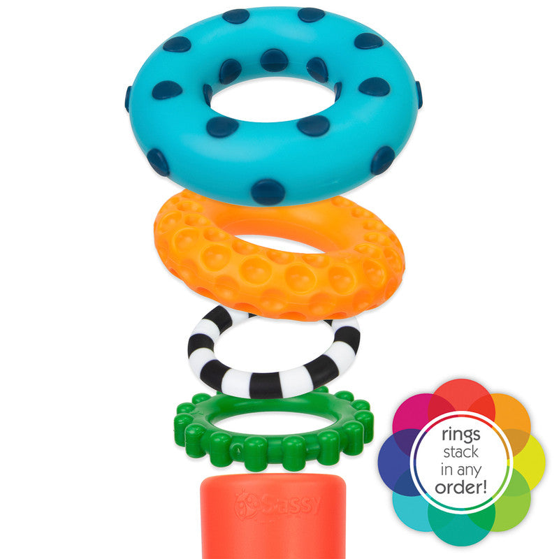Sassy Baby - Stacks of Circles Stacking Rings