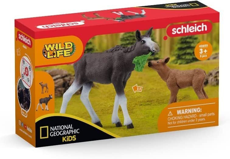 Schleich Wild Life - Moose and Calf 42603