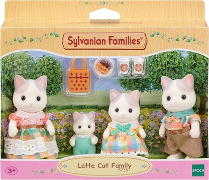 Sylvanian Families - Latte Cat Family
