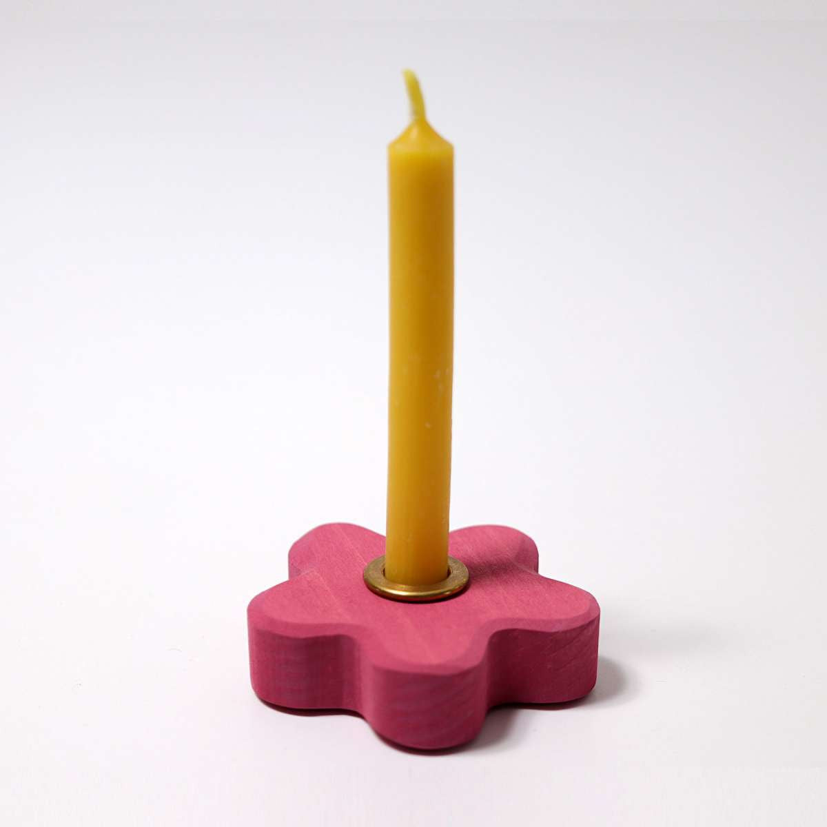 Grimm’s Pink Flower Candle Holder