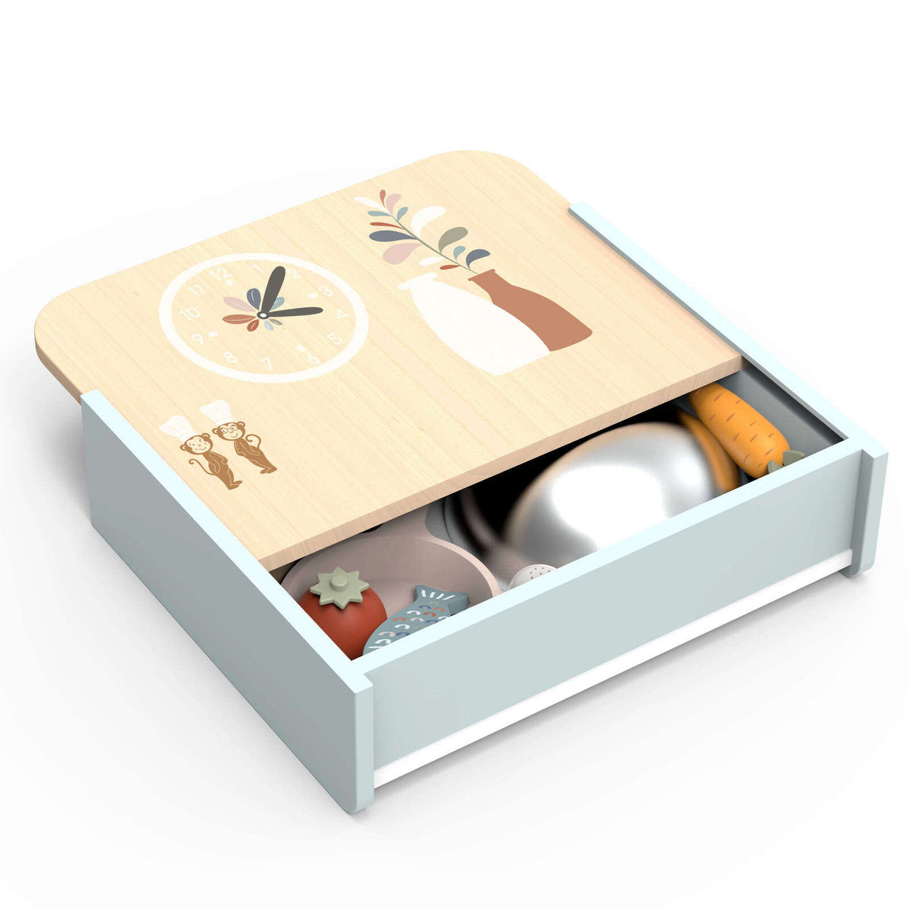 Speedy Monkey - Table Kitchen with 8 accessories