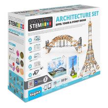 Engino - Discovering STEM - Architecture Set - Eiffel Tower & Sydney Harbour Bridge **Minor Box Damage**