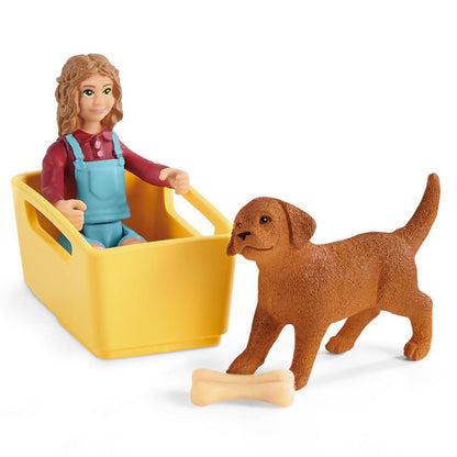 Schleich Farm World - Puppy Wagon Ride | 42543