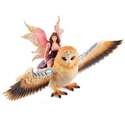 Schleich Bayala - Fairy in Flight on Glam-Owl 70713