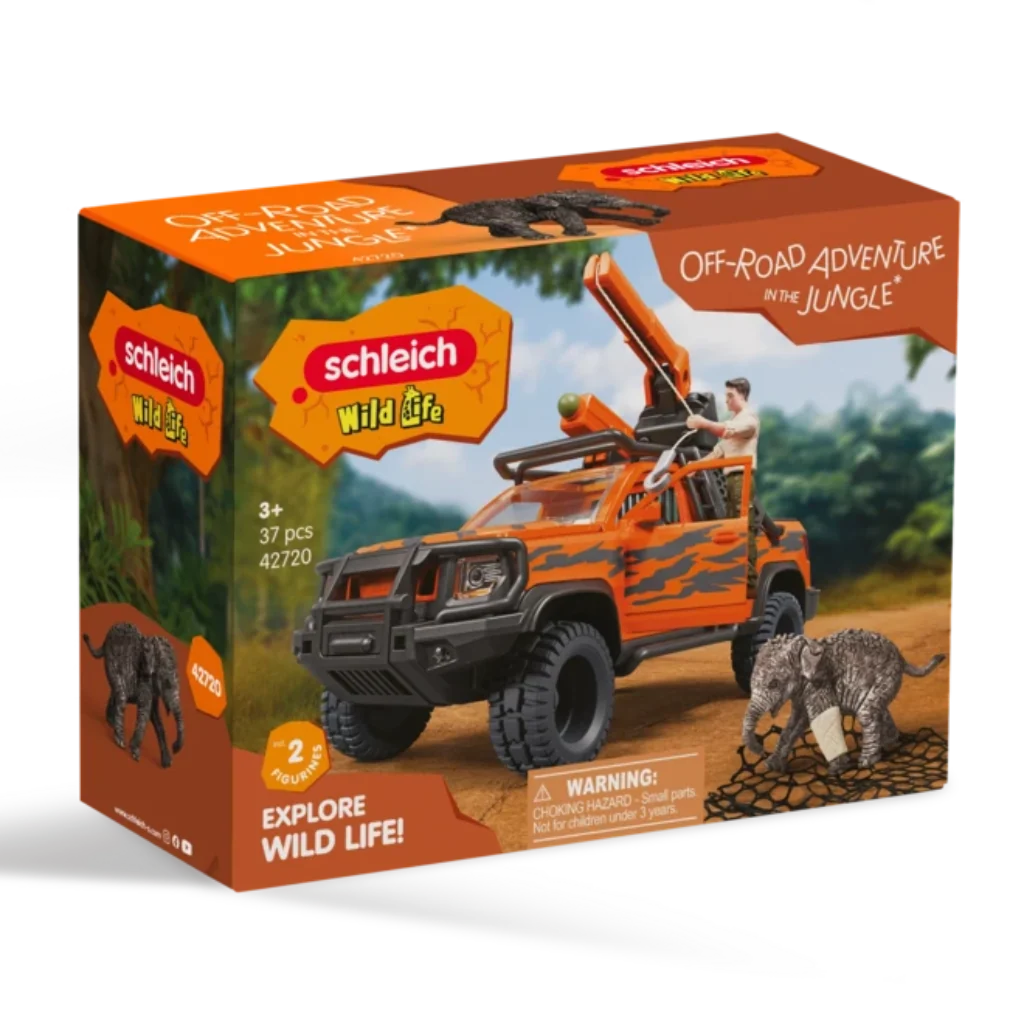 Schleich Wild Life Off-Road Adventure in the Jungle toy set box
