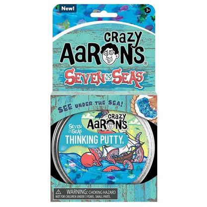 Crazy Aaron's Thinking Putty - Seven Seas 4" Tin