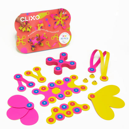 Clixo - Crew Pack - Pink/Yellow 30 pieces
