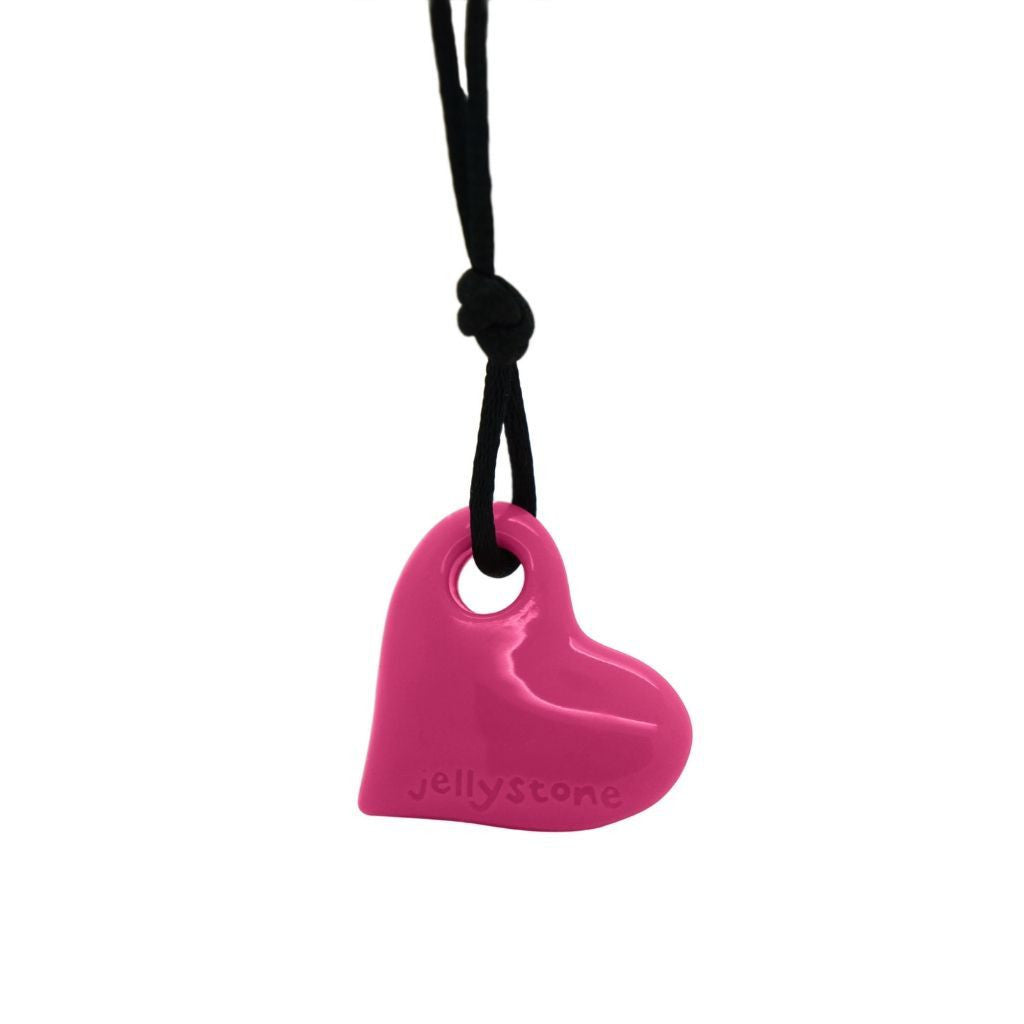 Jellystone Chewelry - Junior Heart Pendant - Watermelon Pink