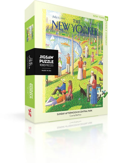New York Puzzle Company 1000pc - Sunday Afternoon In Central Park Puzzle