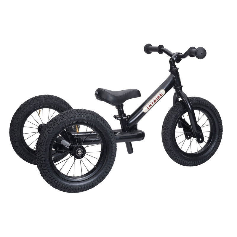 Trybike - Black Steel Trybike with Black Seat & Grips (3 wheel)