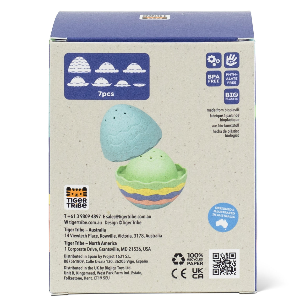 Tiger Tribe - Stack & Pour - Eco Bath Egg