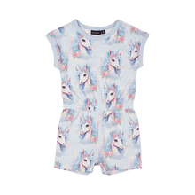 Rock Your Baby - Blue Unicorn Romper