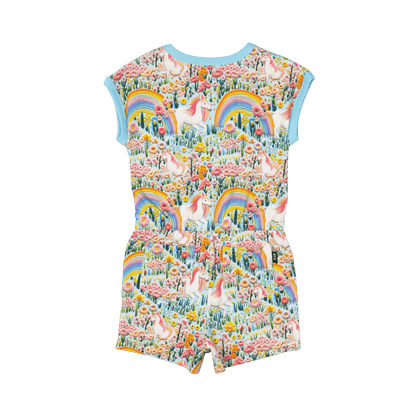 Rock Your Baby - Embroidered Unicorns Romper