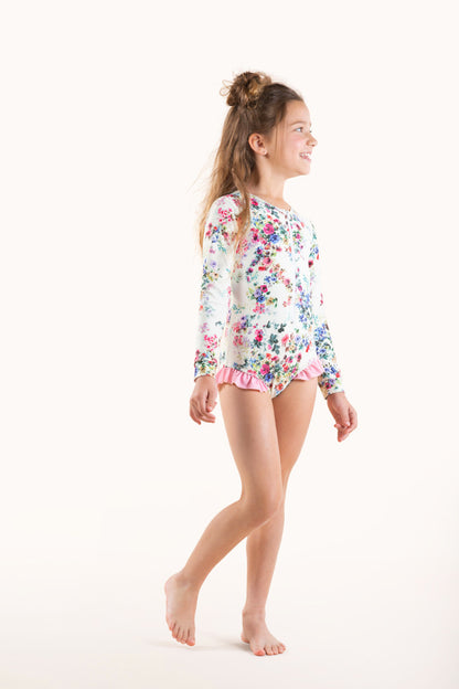Rock Your Baby - Wild Meadow One Piece Swimsuit (size 8-12)