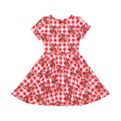 Chirpie Carols SS Waisted Dress