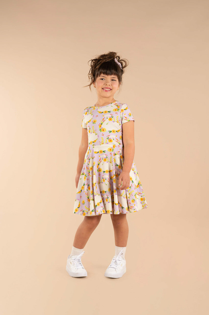Rock Your Baby - Princess Swan Waisted Dress