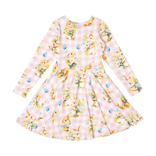 Rock Your Baby - Bunny Bouquet Waisted Dress (sizes 8-12)