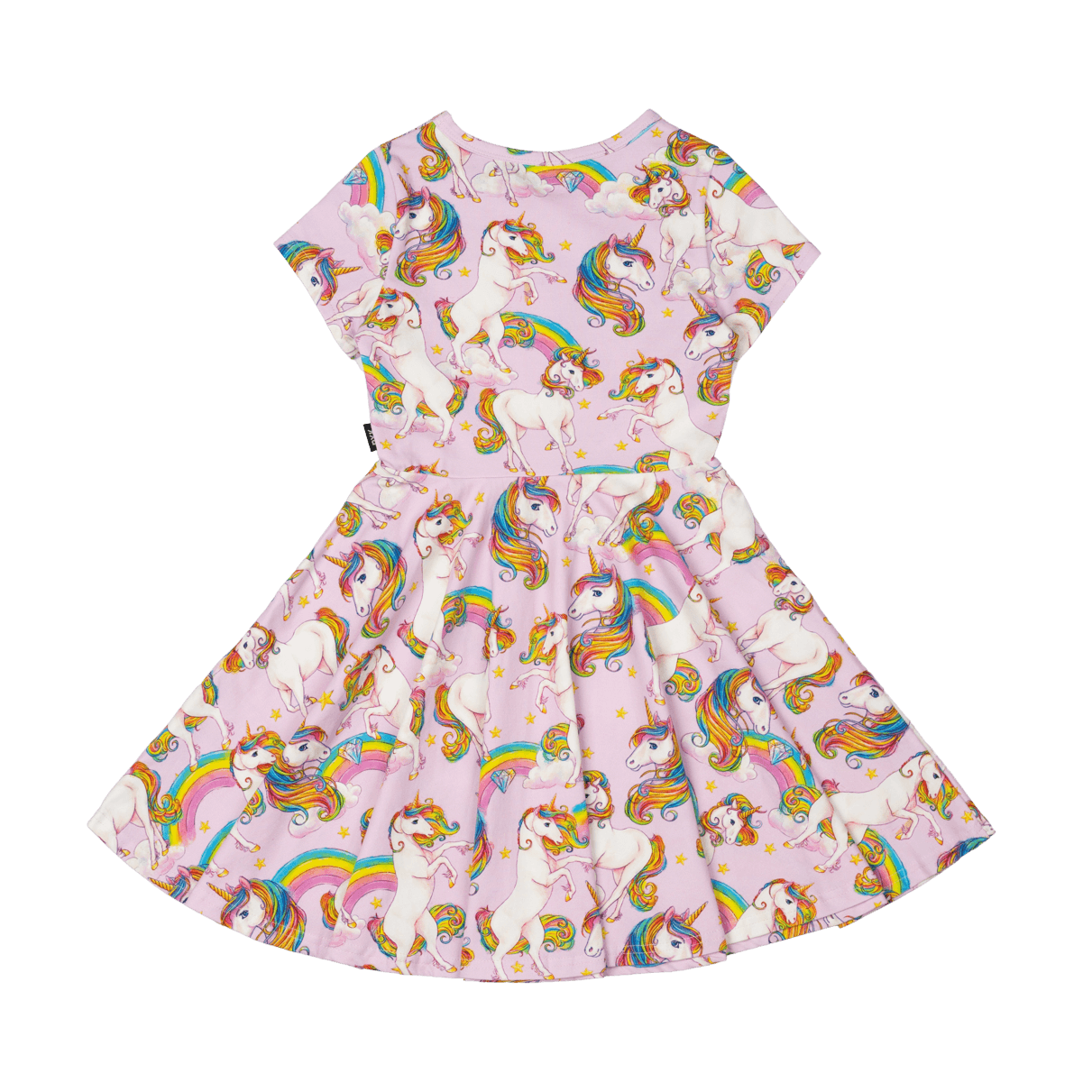 Rock Your Baby - Unicorn Rainbow Waisted Dress