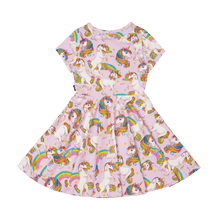 Rock Your Baby - Unicorn Rainbow Waisted Dress