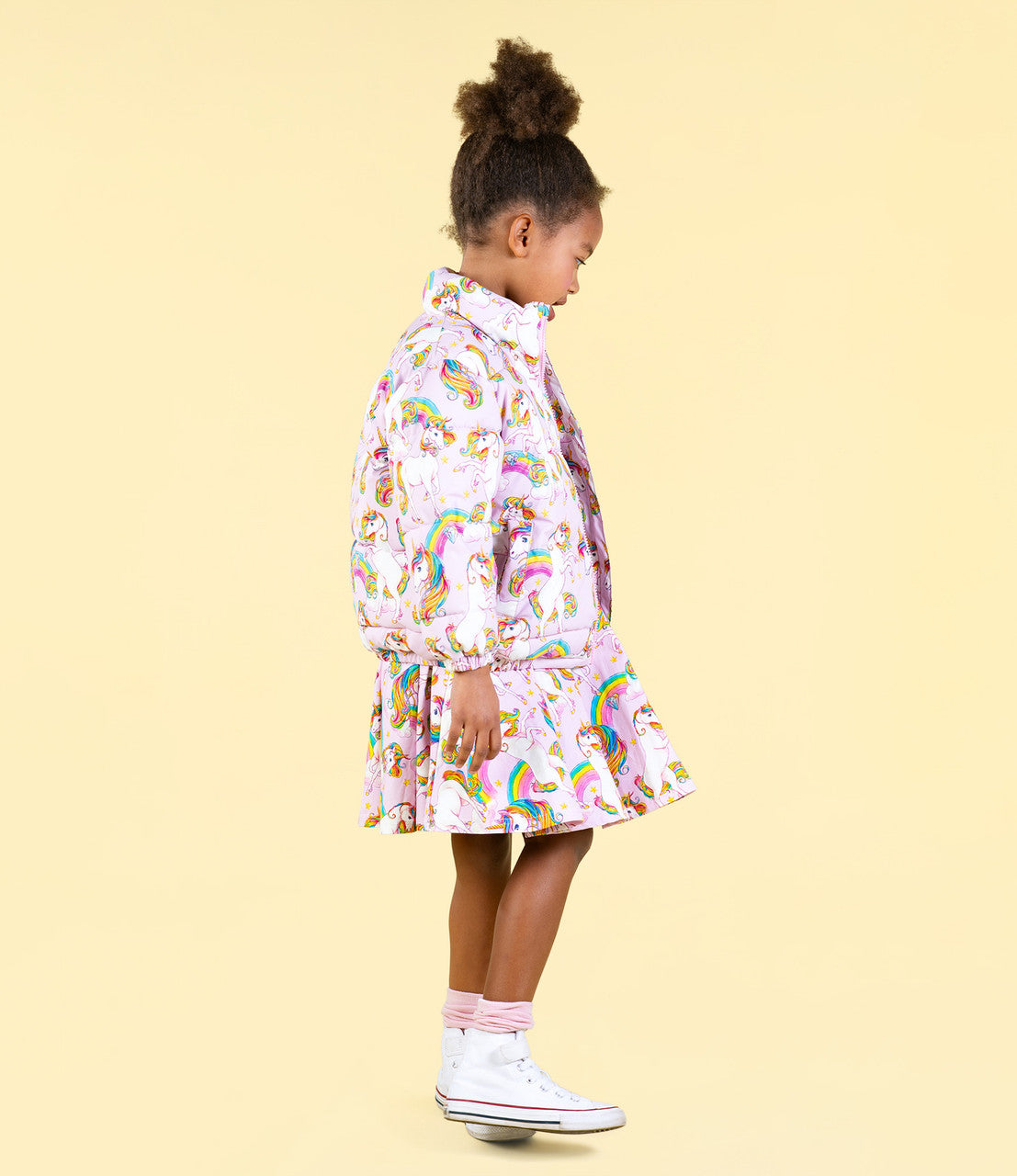 Rock Your Baby - Unicorn Rainbow Waisted Dress