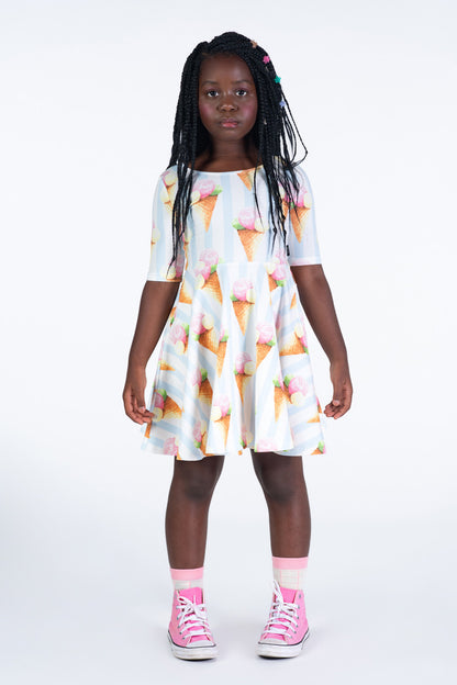 Rock Your Baby - Gelato Dreams Mabel Waisted Dress (sizes 2-7)