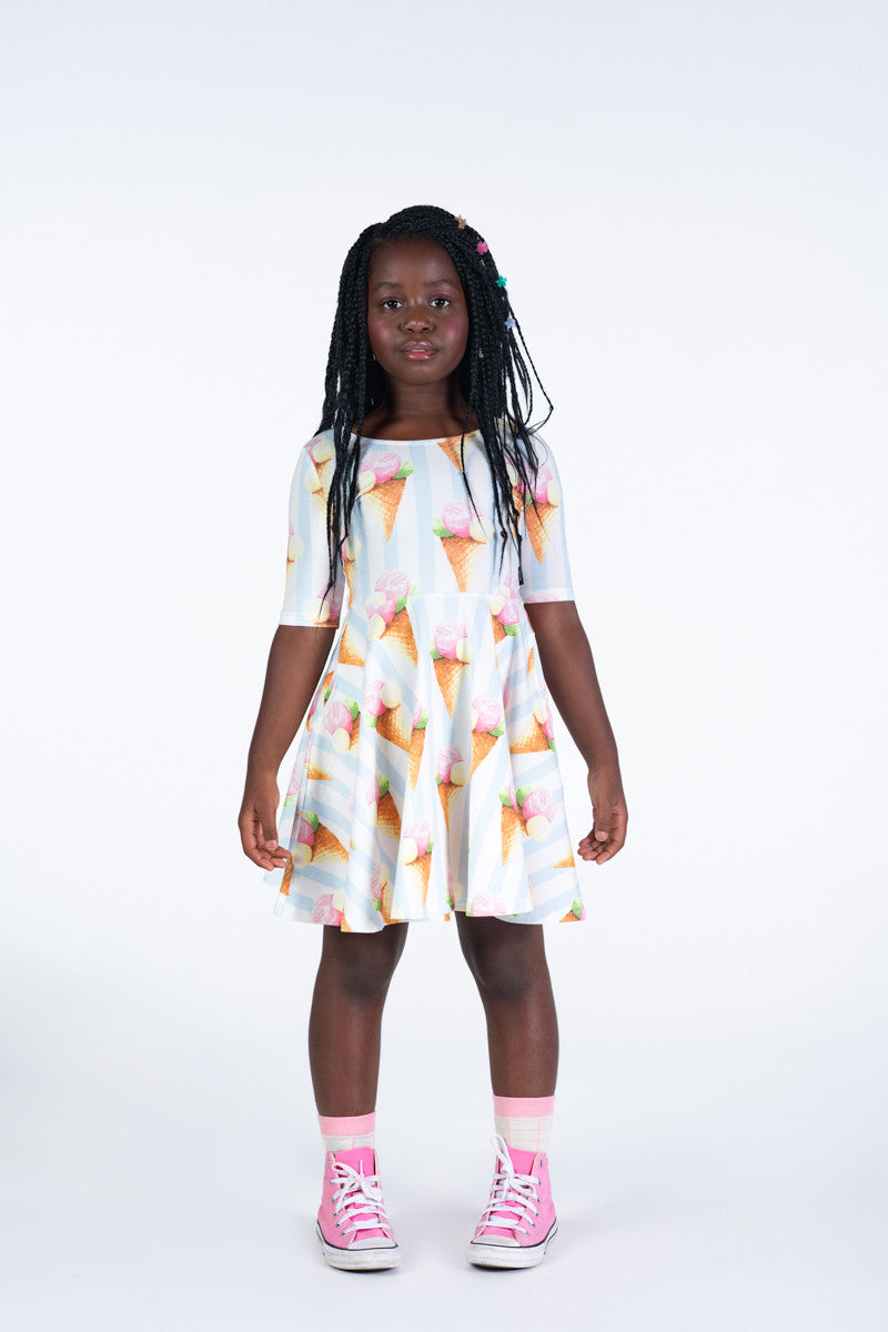 Rock Your Baby - Gelato Dreams Mabel Waisted Dress (sizes 2-7)