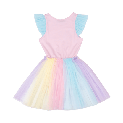 Rock Your Baby - Unicorn Rainbow Singlet Circus Dress