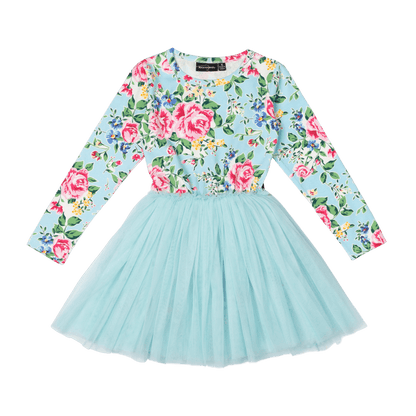 Rock Your Baby - Blue Garden Circus Dress (sizes 8-10)