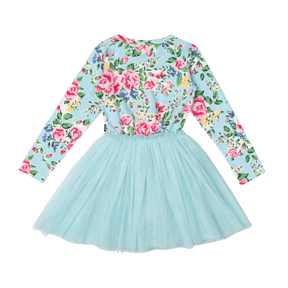 Rock Your Baby - Blue Garden Circus Dress (sizes 8-10)