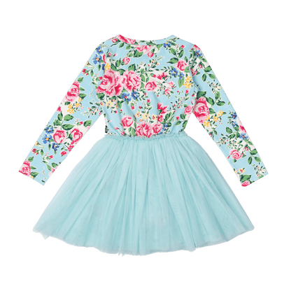 Rock Your Baby - Blue Garden Circus Dress (sizes 8-10)
