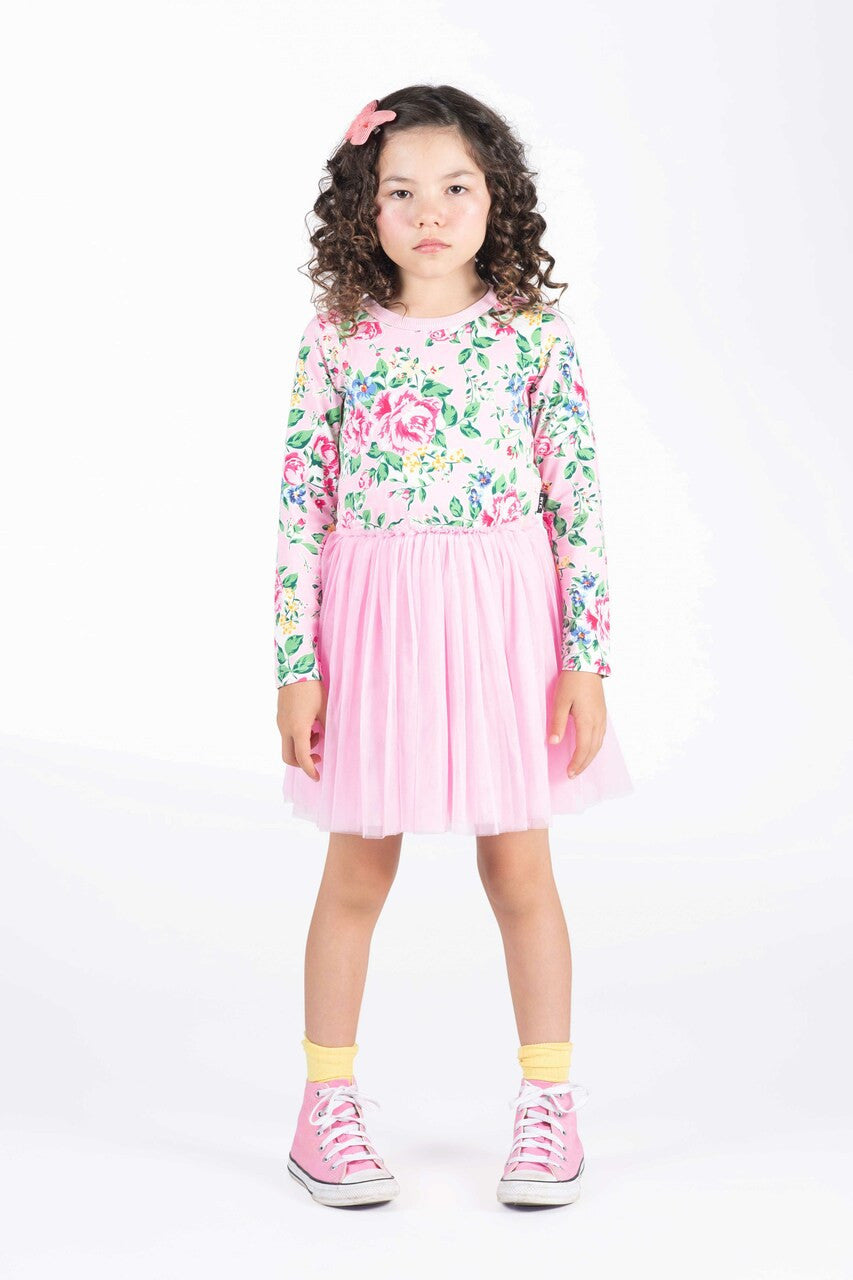 Rock Your Baby - Pink Garden Circus Dress (sizes 2-7)