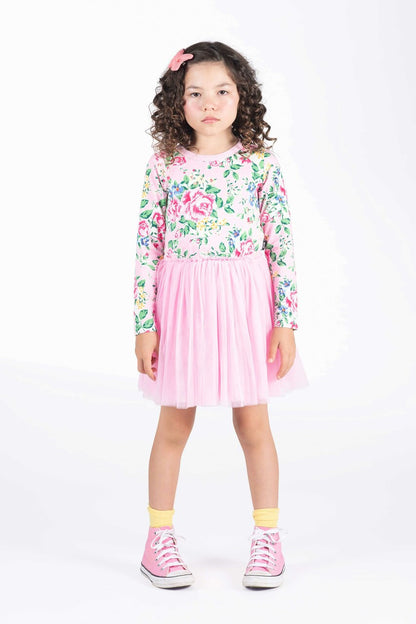 Rock Your Baby - Pink Garden Circus Dress (sizes 8-10)