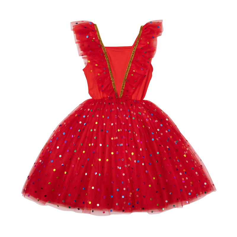 Rock Your Baby - Red Party Tulle Dress