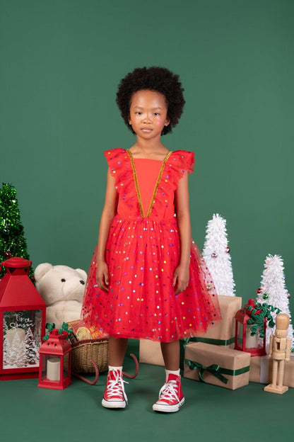 Rock Your Baby - Red Party Tulle Dress