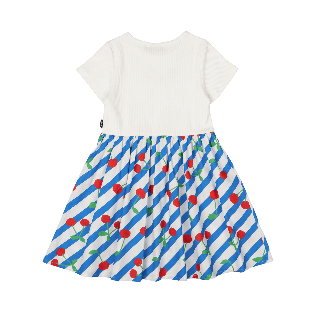 Rock Your Baby - Cherry Stripes T-Shirt Dress