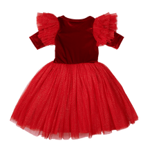 Rock Your Baby - Red Velvet Sparkle Party Dress