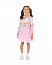 Rock Your Baby - Ditsy Bunny Long Sleeve CIRCUS Dress