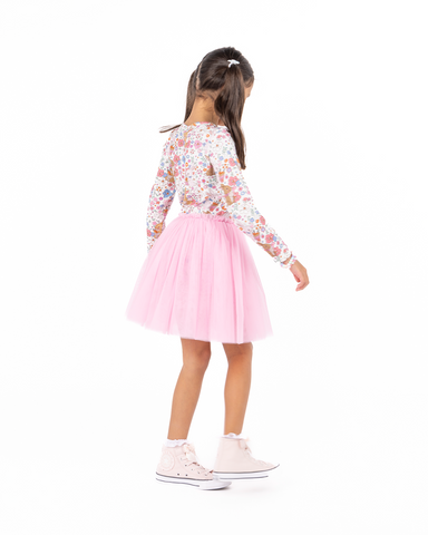 Rock Your Baby - Ditsy Bunny Long Sleeve CIRCUS Dress