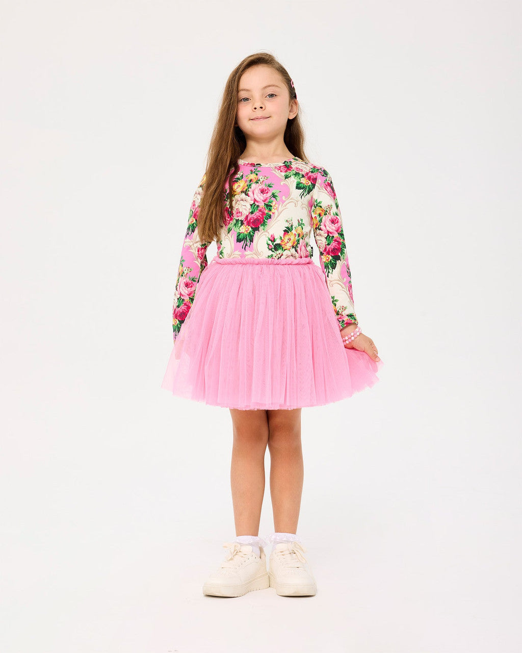 Rock Your Baby - Rosette Long Sleeve CIRCUS Dress