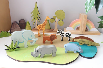 Tender Leaf Toys - Crocodile Wooden Animal
