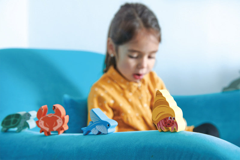 Tender Leaf Toys - Crab Wooden Animal