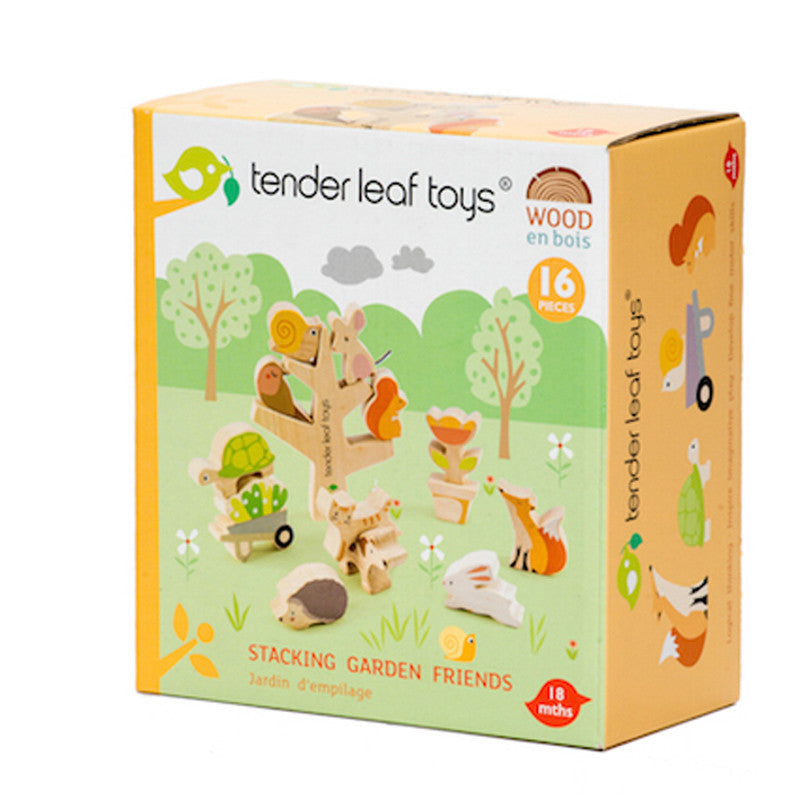 Tender Leaf Toys - Stacking Garden Animal Friends