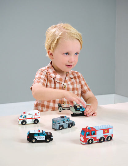 Tender Leaf Toys -  Emergency Vehicles