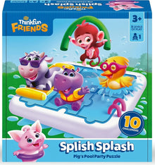 Thinkfun Friends - Splish Splash: Pig's Pool Party Puzzle
