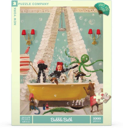 New York Puzzle Company 1000pc - Bubble Bath Puzzle