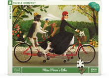 New York Puzzle Company 1000pc - Miss Moons Bike Puzzle