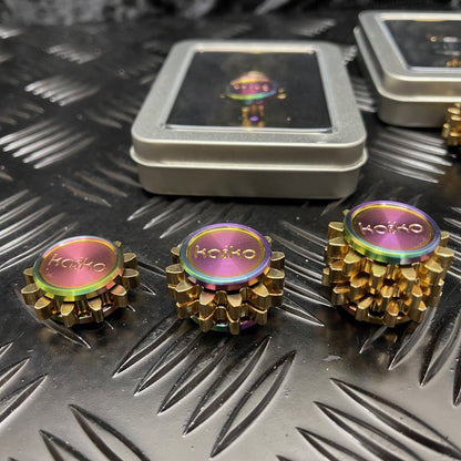 Kaiko Fidgets - Trinity Mega Cog DIY Kit - Oil Slick